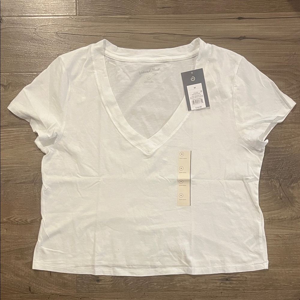 Universal Thread White V-Neck Tee